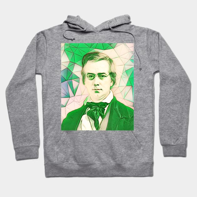 George Perkins Marsh Green Portrait | George Perkins Marsh Artwork 7 Hoodie by JustLit